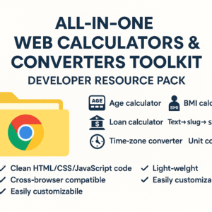 Web Tools with there Code Scripts